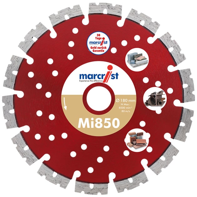 Diamanttrennscheibe Marcrist MI850 - extrem schneller Universalschnitt