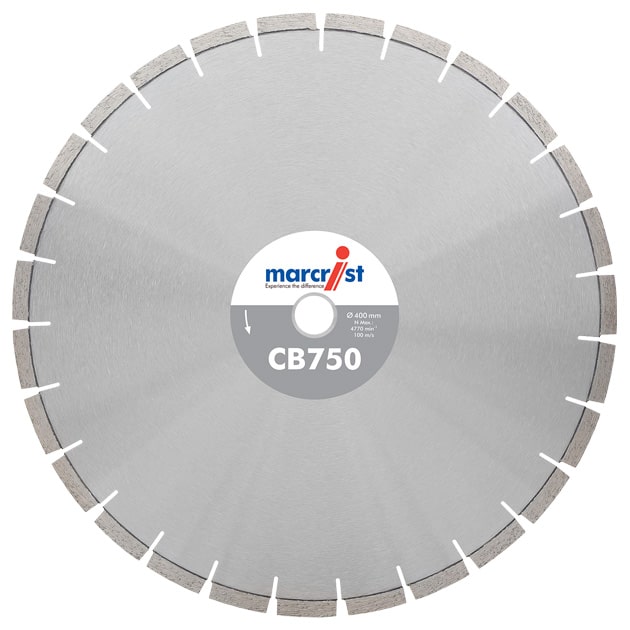 Diamanttrennscheibe Marcrist CB750 für Beton