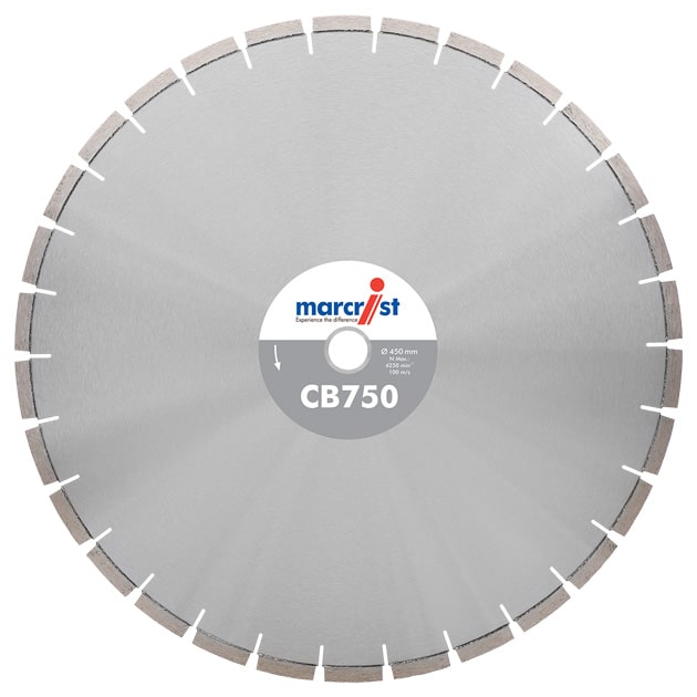 Diamanttrennscheibe Marcrist CB750 für Beton