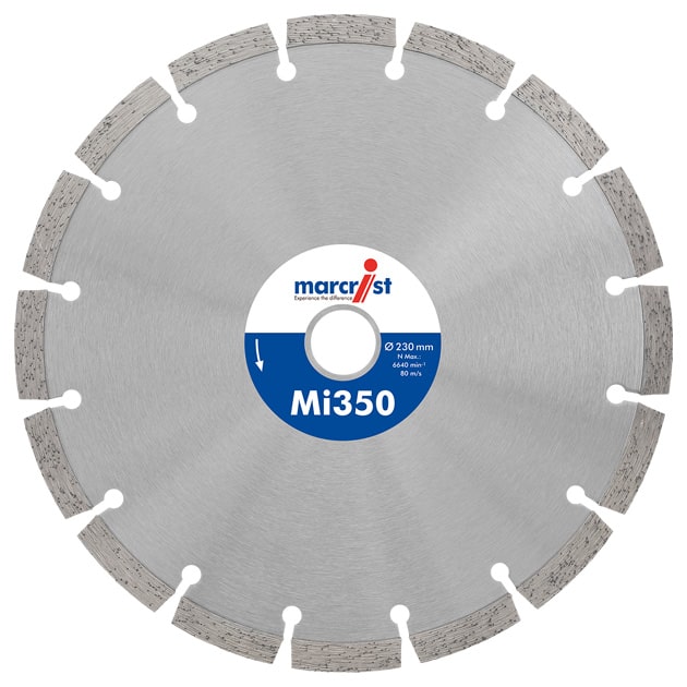 Diamanttrennscheibe Marcrist MI350 Universalschnitt
