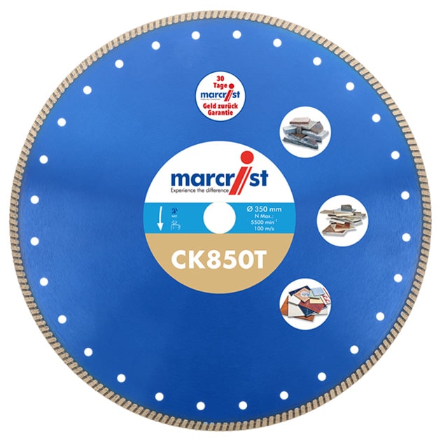 Diamanttrennscheibe Marcrist CK850 extrem schneller Fliesenschnitt