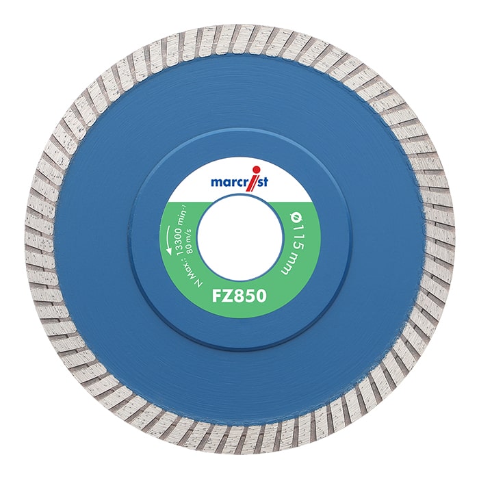 Diamanttrennscheibe Marcrist FZ850 - speziell für Feinsteinzeug
