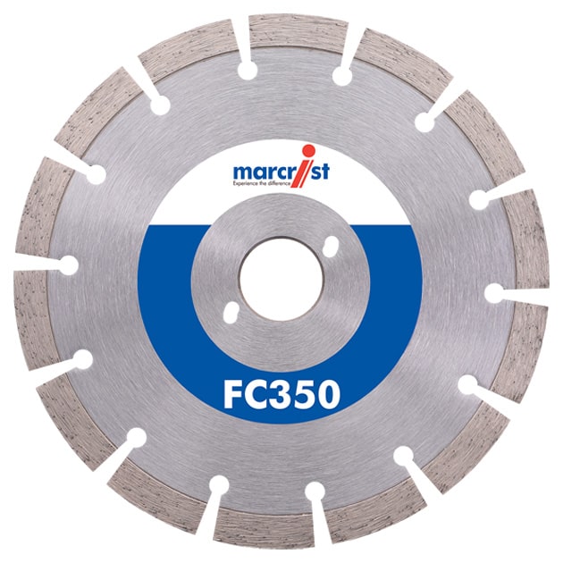 Diamanttrennscheibe Marcrist FC350 für Montagefräsen