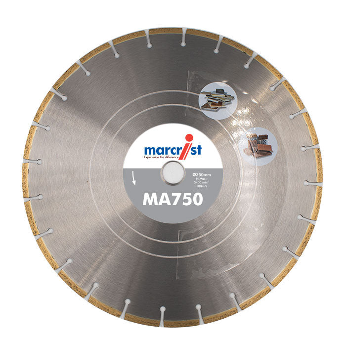 Diamanttrennscheibe MA750 Marmor und Schiefer