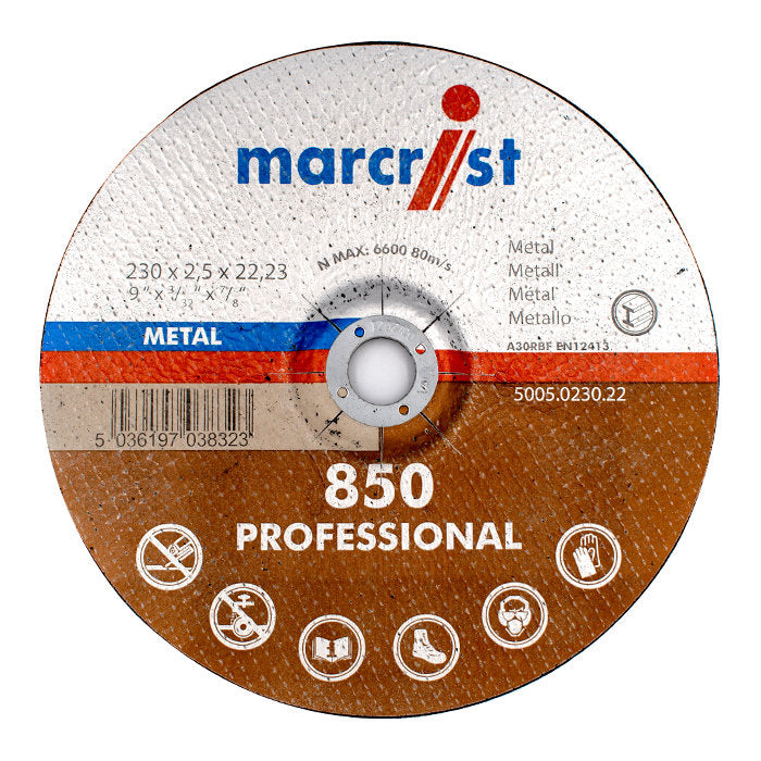 Marcrist 850 Korund Trennscheibe gekröpft für Metall (VPE 25 Stück)